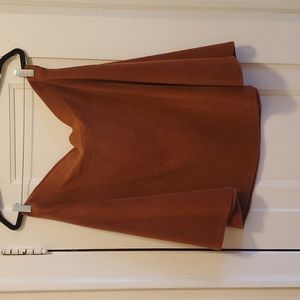 Corduroy skater skirt